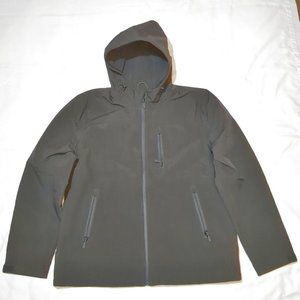 Guess Men's Black Jacket Coat Winter Hood XL Like New